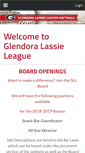 Mobile Screenshot of glendorasoftball.com